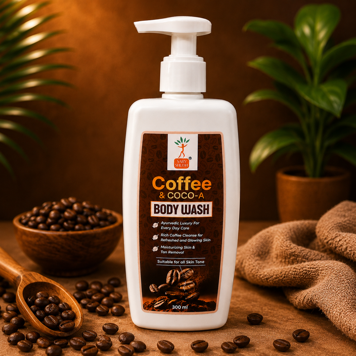 SOFT, SMOOTH & GLOWING-LOOKING SKIN | SARVSHUDH COFFEE & COCO-A BODY WASH - SARV SHUDH TRIMEX PRIVATE LIMITED