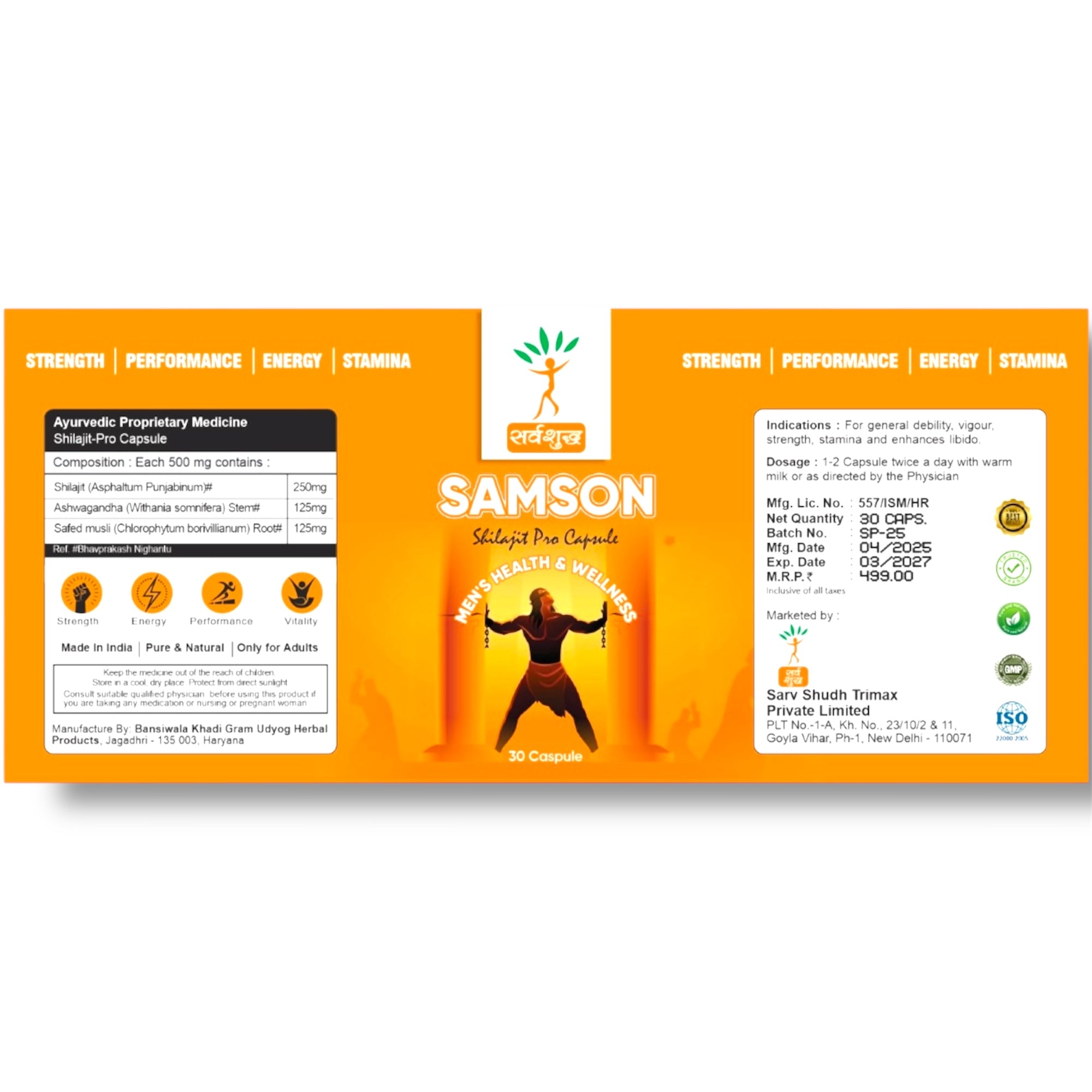 FOR ENERGY & STRENGTH | 50% off Pack of 2 - SARV SHUDH TRIMEX PRIVATE LIMITED