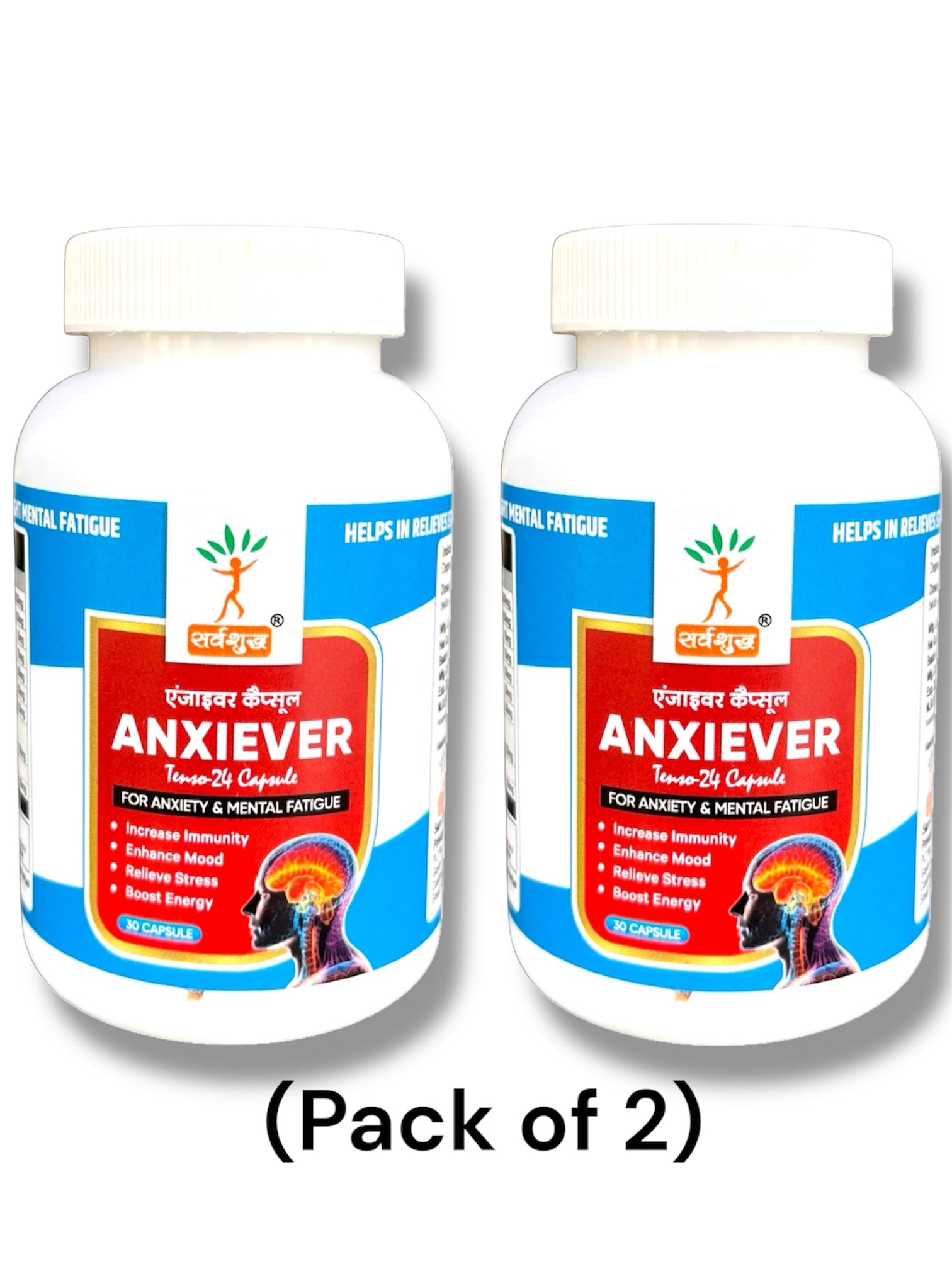 STRESS & ANXIETY RELIEF | 50% off Pack of 2 - SARV SHUDH TRIMEX PRIVATE LIMITED